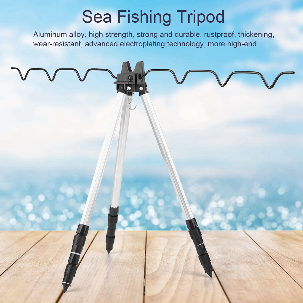 釣り竿三脚ホルダー 多機能ロッド三脚 アウトドア海釣りサポー - Fishing Rod Casting のレビューと価格