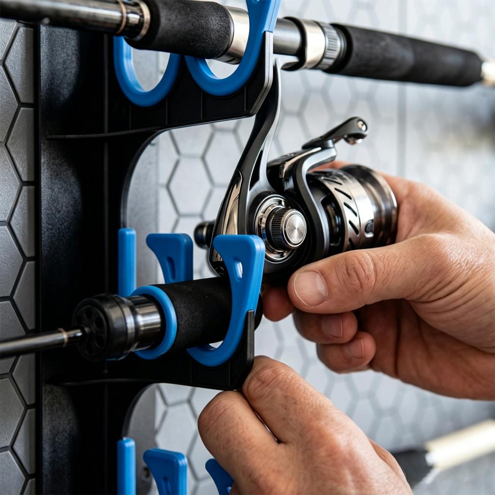壁掛け式釣り竿ラック 釣り竿ウォールマウント 2個セット 壁 - Fishing Rod Rack のレビューと価格