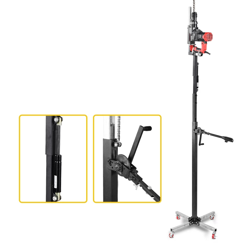 電動ハンマーリフトスタンド油圧伸縮式強化ブラケット天井穴あけ - Fishing Rod Holder のレビューと価格