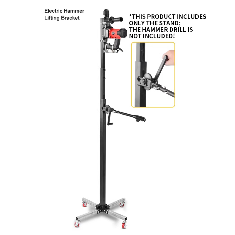 電動ハンマーリフトスタンド油圧伸縮式強化ブラケット天井穴あけ - Fishing Rod Holder のレビューと価格