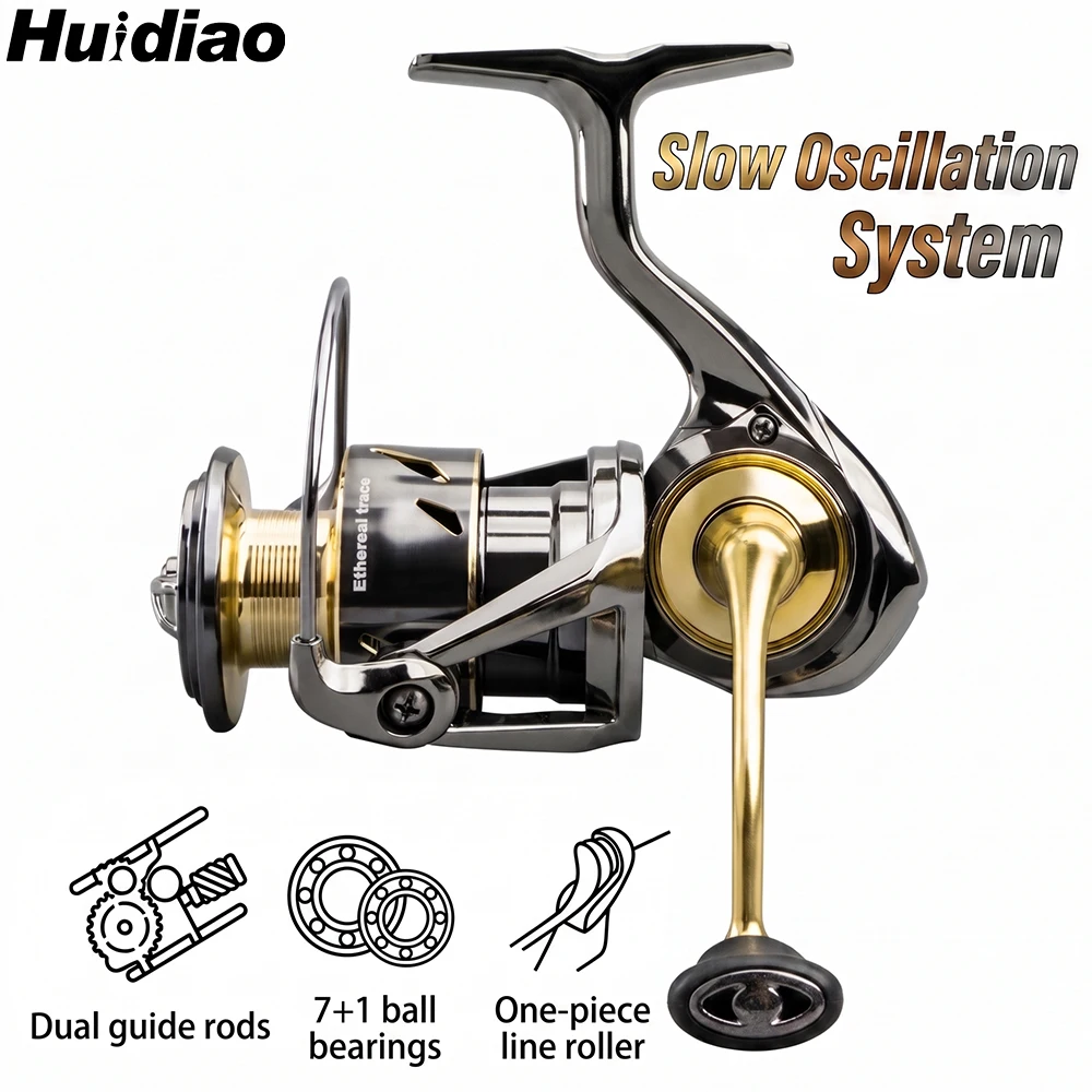 Huidiao 防水スピニングフィッシングリールスローオシレ - Abu Garcia Reel Max のレビューと価格