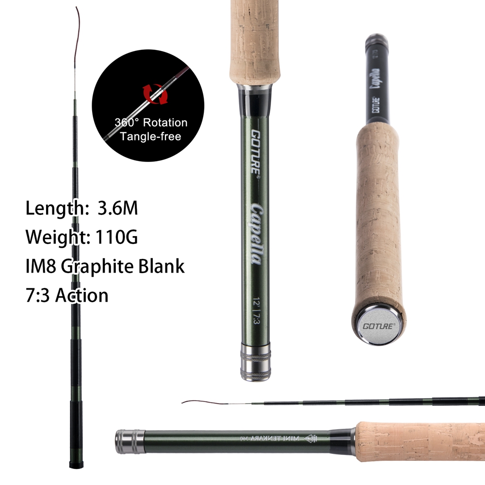Goture テンカラ フライフィッシングロッドコンボ 3. - Fishing Rod Fly のレビューと価格