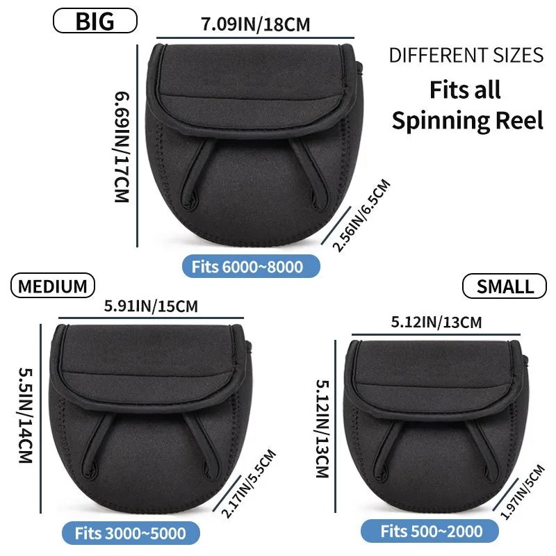 釣りリール保護カバーバッグ スピニングリールケース ポーチホ - Fishing Rod Spinning のレビューと価格
