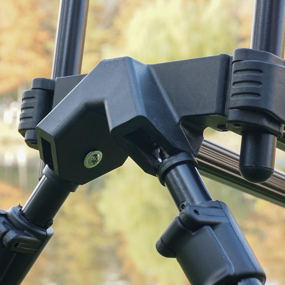 ポータブルアルミ製鯉釣り竿スタンド 折りたたみ式伸縮ホルダー - Fishing Rod Rack のレビューと価格