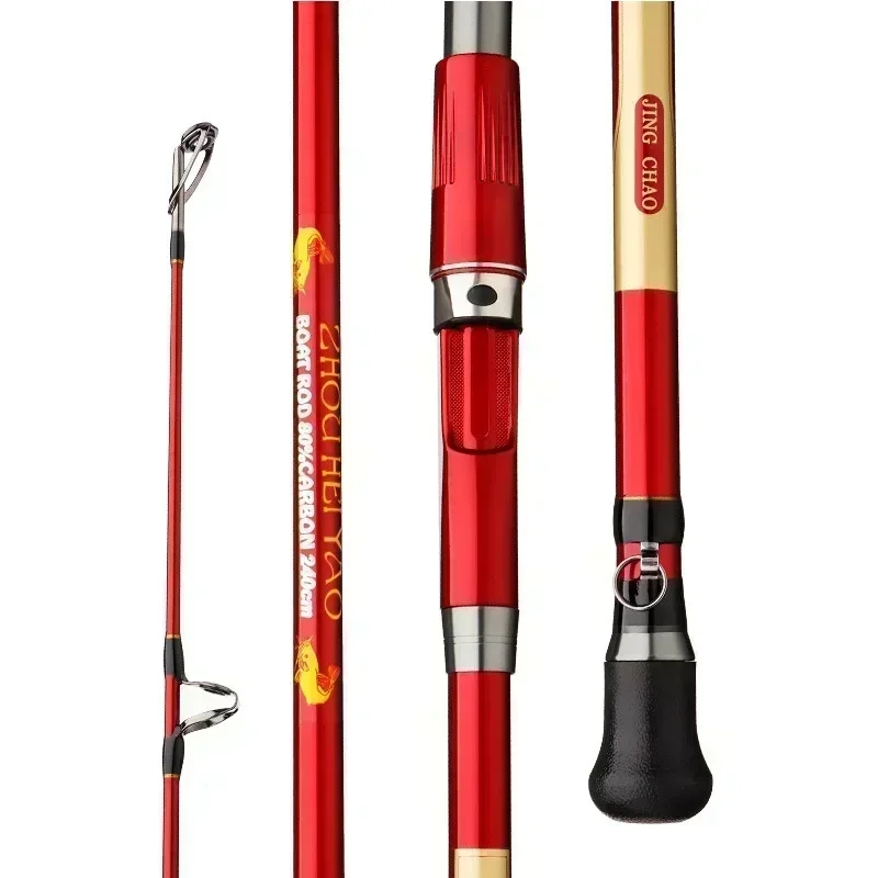 1.8M 2.1M 2.4M ポータブル3ピース釣り竿 旅行 - Fishing Rod Surf のレビューと価格