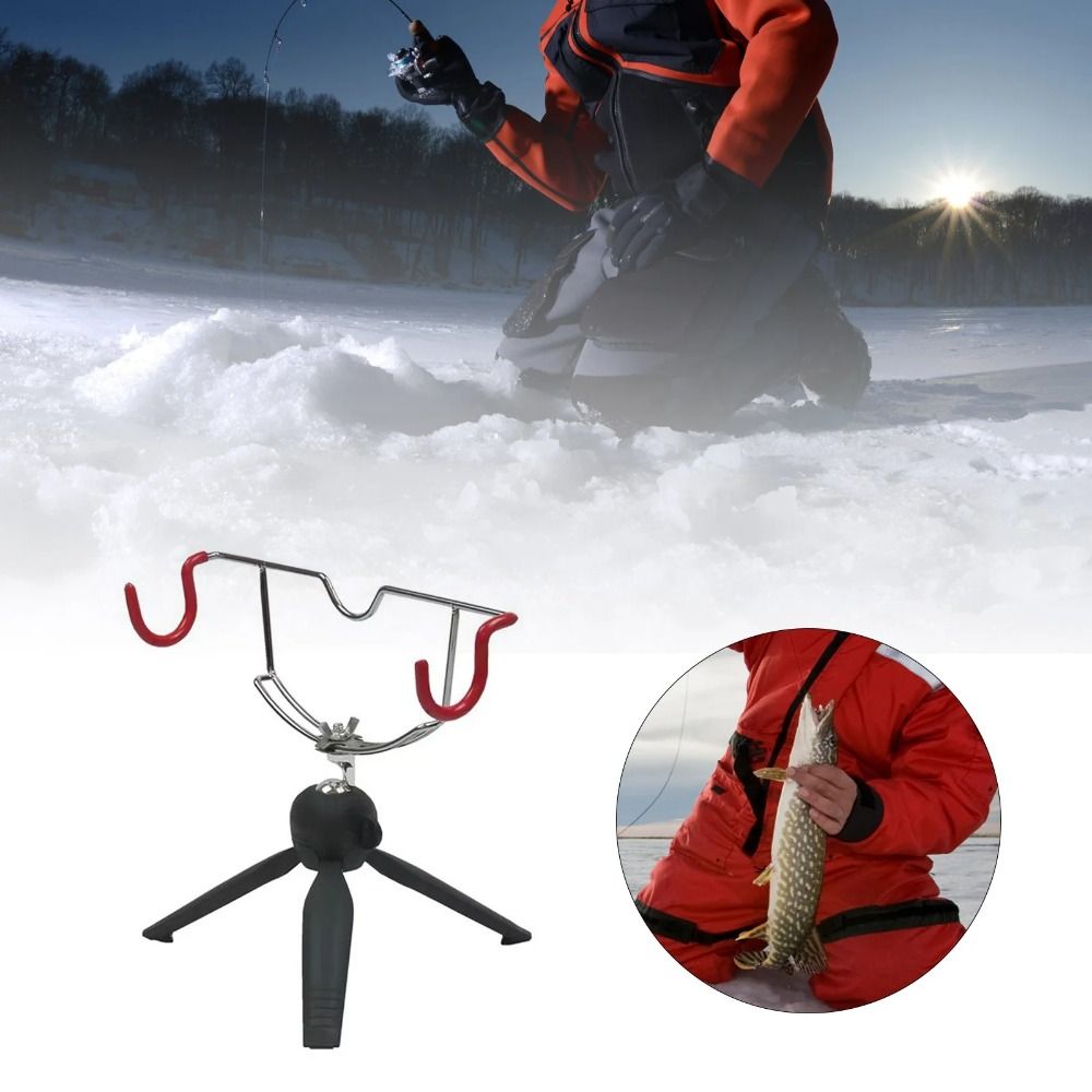 360 °   調節可能なアイスフィッシングロッドラック折り - Fishing Rod Rack のレビューと価格