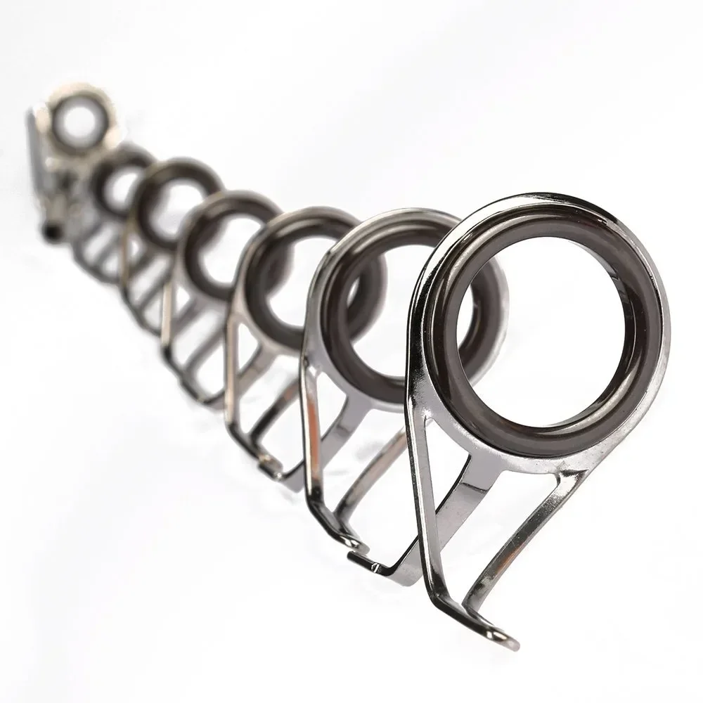 7 ピース/セット釣具ステンレス鋼修理キットセット釣竿ガイド - Fishing Rod Tip Replacement のレビューと価格