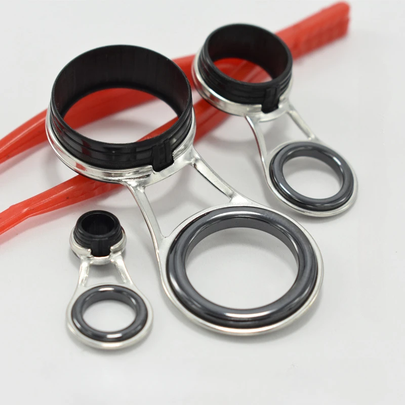 ステンレス鋼の釣り竿ガイドリング,セラミックリング,アイ,日 - Fishing Rod Guide Replacement のレビューと価格